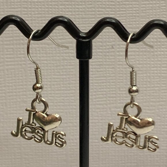 Jesus Earrings, Church Earrings, Christmas Earrings, Religion Earring, Jesus - Picture 5 of 5